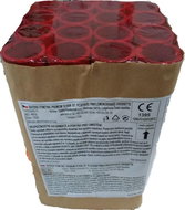 Tarra Fireworks - battery pink/lemon/orange crossette - 16 shots - Fireworks