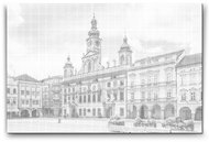 Painting Queens České Budějovice 2, 40 × 60 cm, bez rámu - Tečkování