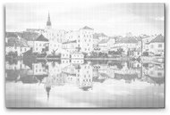 Painting Queens Jindřichův Hradec, 40 × 60 cm, bez rámu - Tečkování