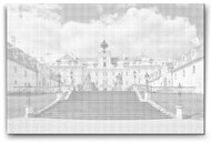 Painting Queens Valtice Castle, 40 × 60 cm, with frame - Dotting