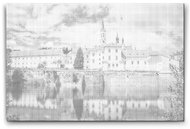 Painting Queens Vyšší Brod, 40 × 60 cm, without frame - Dotting