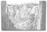 Painting Queens Prachovské skály, 40 × 60 cm, with frame - Dotting