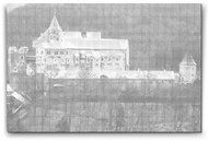 Painting Queens Pernštejn Castle, 40 × 60 cm, unframed - Dotting