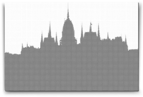 Painting Queens Centenary Prague, 40 × 60 cm, unframed - Dotting - Main image