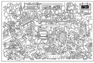Cake Factory size M - Colouring Book