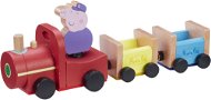 Peppa Malac fa vonat +  nagypapa figura - Figura szett