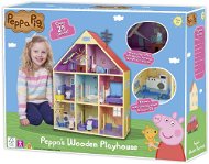 PEPPA PIG veľký drevený rodinný dom so svetlom a zvukom - Figúrky