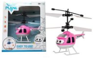FM-Electrics Mini helikoptéra ružová ovládaná pohybom ruky a diaľkovým ovládačom - RC vrtuľník na ovládanie