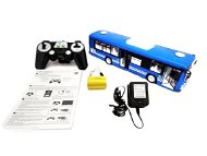 Ata City bus with opening door 33cm blue - Remote Control Car