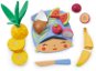 Potraviny do detskej kuchynky Tender Leaf Dřevěná sada tropického ovoce na krájení Tropical Fruit Chopping Board - Jídlo do dětské kuchyňky