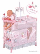 DeCuevas 53034 Folding cot for dolls with 5 functional accessories Magic Maria 2020 - Doll Furniture