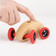 Trihorse Car Finger Car, Natural - Toy Car