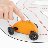 Trihorse Finger Car Orange with Racing Tracks - Toy Car