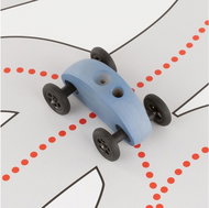Trihorse Finger Car Blue with Racing Yracks - Toy Car