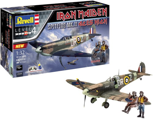 Gift-Set plane 05688 - Spitfire Mk.II "Aces High" Iron Maiden - Model Airplane - Main image