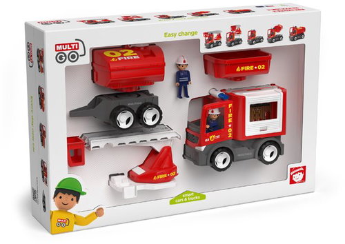 Igráček MULTIGO - FIRE SET - Toy Car Set - Main image