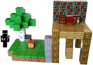 Toybit Magnetic Construction Set Minecraft Library and Magic Tree 132 pcs - Building Set