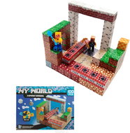 Toybit Magnetická stavebnice Minecraft TNT world 100 ks - Stavebnice