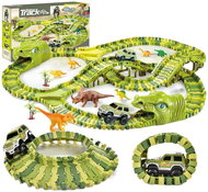TopKing Dinosaur car track 360 cm - 240 pieces | Entertainment for children 3+ - Slot Car Track