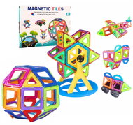 Toybit Magnetická 3D stavebnice Circle s kolotočem 74 ks - Building Set