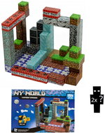 Toybit Magnetická stavebnice Minecraft XL Diamond TNT Redstone 184 ks - Stavebnice