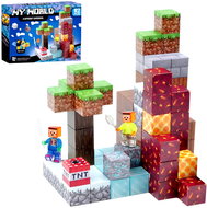 Toybit Magnetická stavebnice Minecraft Diamond Lava TNT 87 ks - Stavebnice
