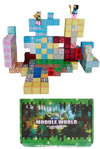Toybit Magnetic building set Minecraft Special blocks 152 pcs - Building Set - Main image