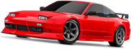 Traxxas 4-Tec Drift Nissan 240SX 1:10 VXL červené - Remote Control Car