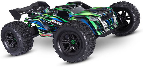 Traxxas Sledge 1:8 RTR green with belted tyres - Remote Control Car - Main image