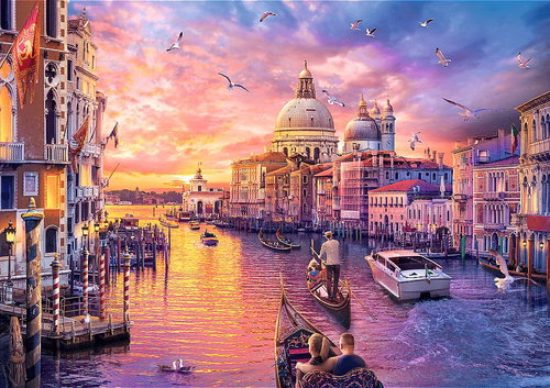 TREFL Puzzle The Magic of Venice 1000 pieces - Jigsaw Puzzle - Main image