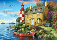 EUROGRAPHICS Puzzle Cottage at the lighthouse 104 pieces - Jigsaw Puzzle