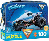 EUROGRAPHICS Snack Box Puzzle Megalodon Monster Jam 100 pieces - Jigsaw Puzzle
