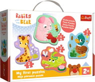 Trefl Moje první puzzle Baby 4v1 Zvířecí mláďata 2,3,4,5 dílků - Jigsaw Puzzle