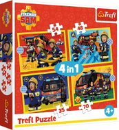 Trefl Puzzle 4v1 Požárník Sam 35,48,54,70 dílků - Jigsaw Puzzle