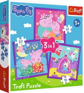 Trefl Puzzle 3v1 Den s Prasátkem Peppou 20,36,50 dílků - Jigsaw Puzzle