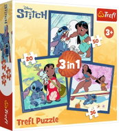 Trefl Puzzle 3v1 Lilo&Stitch: Čas strávený se Stitchem 20,36,50 dílků - Jigsaw Puzzle
