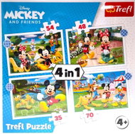 Trefl 4in1 Mickey Summer time - Jigsaw Puzzle