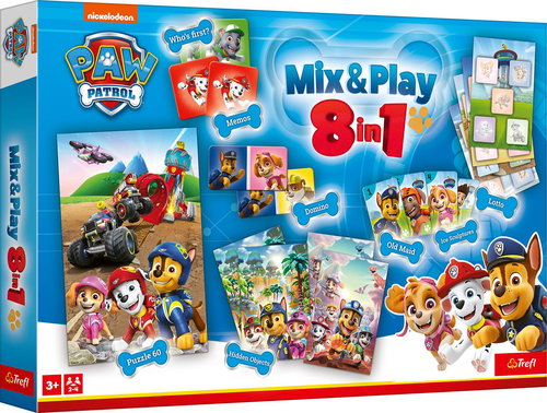 Trefl Mix&Play 8v1 game set Tlapková patrola - Board Game - Main image