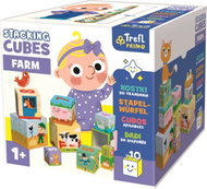 Trefl Primo Educational Folding Dice Farm - Kids’ Building Blocks