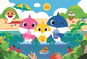 Trefl Puzzle Baby Shark s rodinou na dovolené 60 dílků - Puzzle