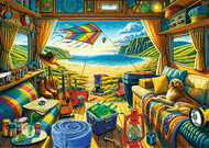 Trefl Puzzle Premium Plus Tea Time: Travelling by Caravan1000 pieces - Jigsaw Puzzle