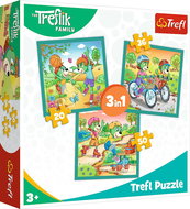 Trefl Puzzle Treflici: Meet the Treflies 3in1 (20,36,50 pieces) - Jigsaw Puzzle