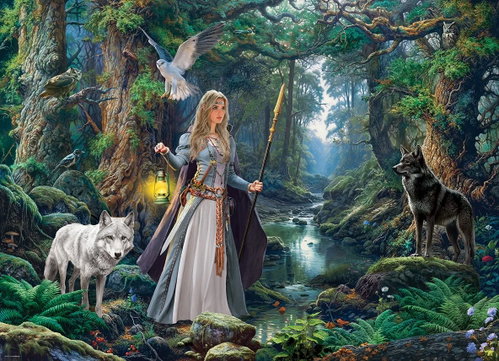 EUROGRAPHICS Puzzle Fantasy Forest 1000 pieces - Jigsaw Puzzle - Main image