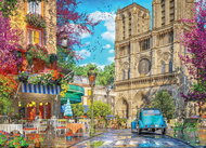 EUROGRAPHICS Puzzle Odpoledne u Notre Dame 1000 dílků - Jigsaw Puzzle