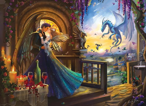 EUROGRAPHICS Puzzle Dance at dusk 1000 pieces - Jigsaw Puzzle - Main image