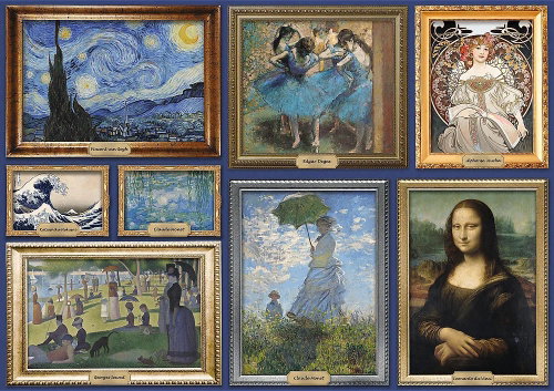 TREFL Puzzle Art Collection: 1000 Pieces Masterpiece Collection - Jigsaw Puzzle - Main image