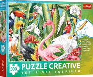 TREFL Puzzle Creative Rajští ptáci 500 dílků - Puzzle