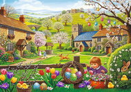 TREFL Puzzle Hledání velikonočních vajíček 1000 dílků - Jigsaw Puzzle