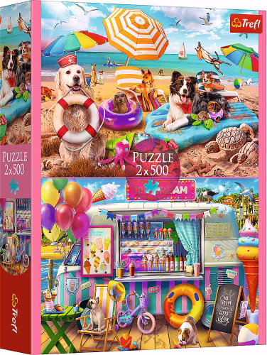 TREFL Summer Time Puzzle 2 × 500 pieces - Jigsaw Puzzle - Main image