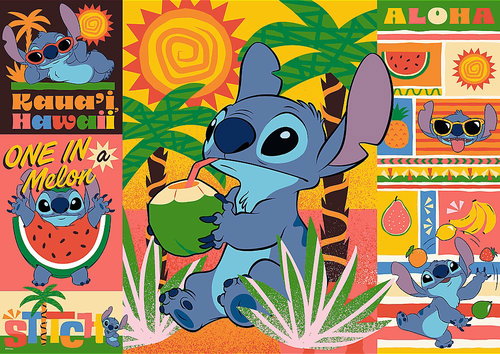 TREFL Puzzle Lilo & Stitch: Holiday with Stitch 500 pieces - Jigsaw Puzzle - Main image